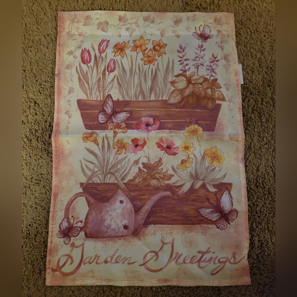 Jetmax Garden Greetings Garden Flag